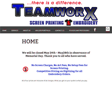 Tablet Screenshot of goteamworx.com